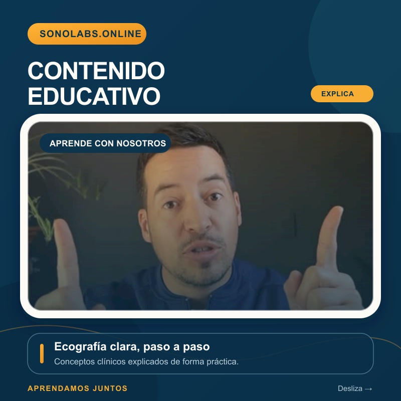Contenido educativo — aprende ecografía con nosotros